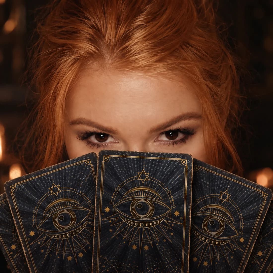 Luiza z kartami tarota